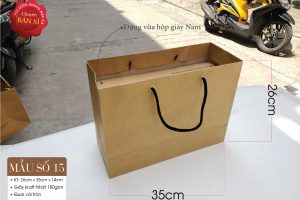 Túi đựng hộp giày nam do cty Vũ Thị sản xuất