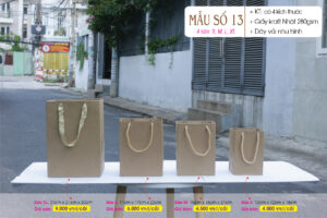 Túi số 13 hiện tại có 4 kích thước khác nhau, Quý khách vui lòng đo kỹ sản phẩm của mình để chọn được túi có kích thước phù hợp nha.