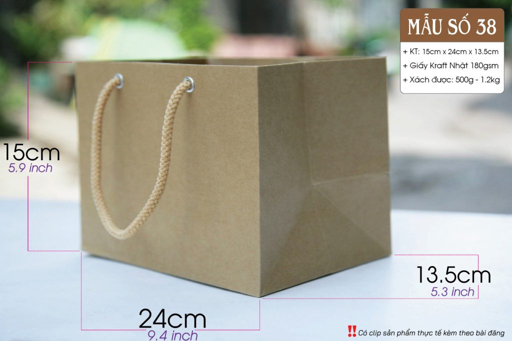 Túi đựng thức ăn - Paper bags for food containers