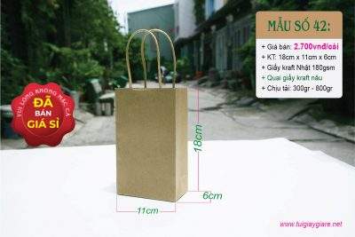 Quai túi được sản xuất từ giấy kraft