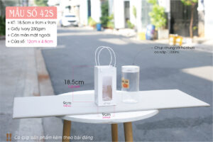 Túi 42 size S đựng vừa 1 hủ nhựa nắp nhôm 1.000 ml.
