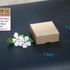 hộp giấy đựng hoa tai handmade