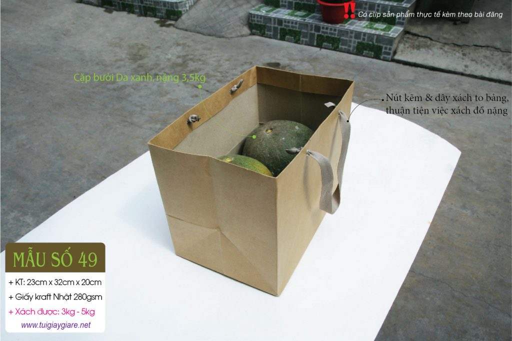 paper bag for fruits