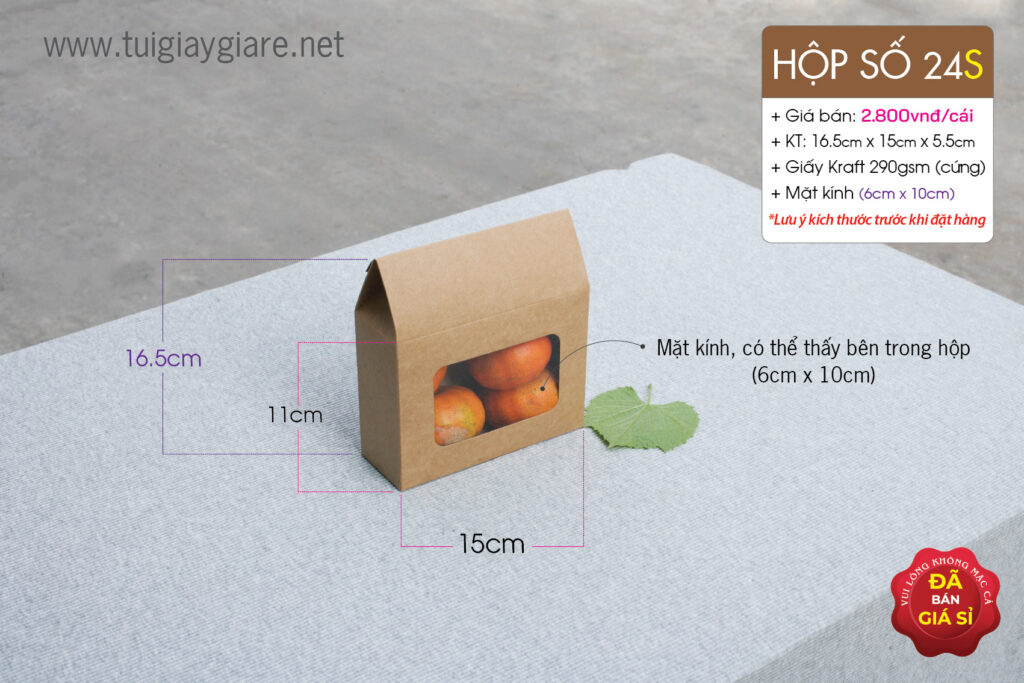 kraft paper box tôm khô, hạt ngũ cốc huệ điền