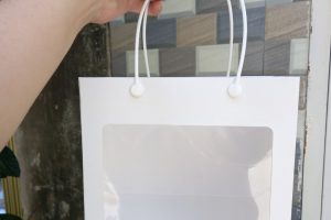 Mẫu 60 size M - Túi mica trắng - Paper bag with clear window