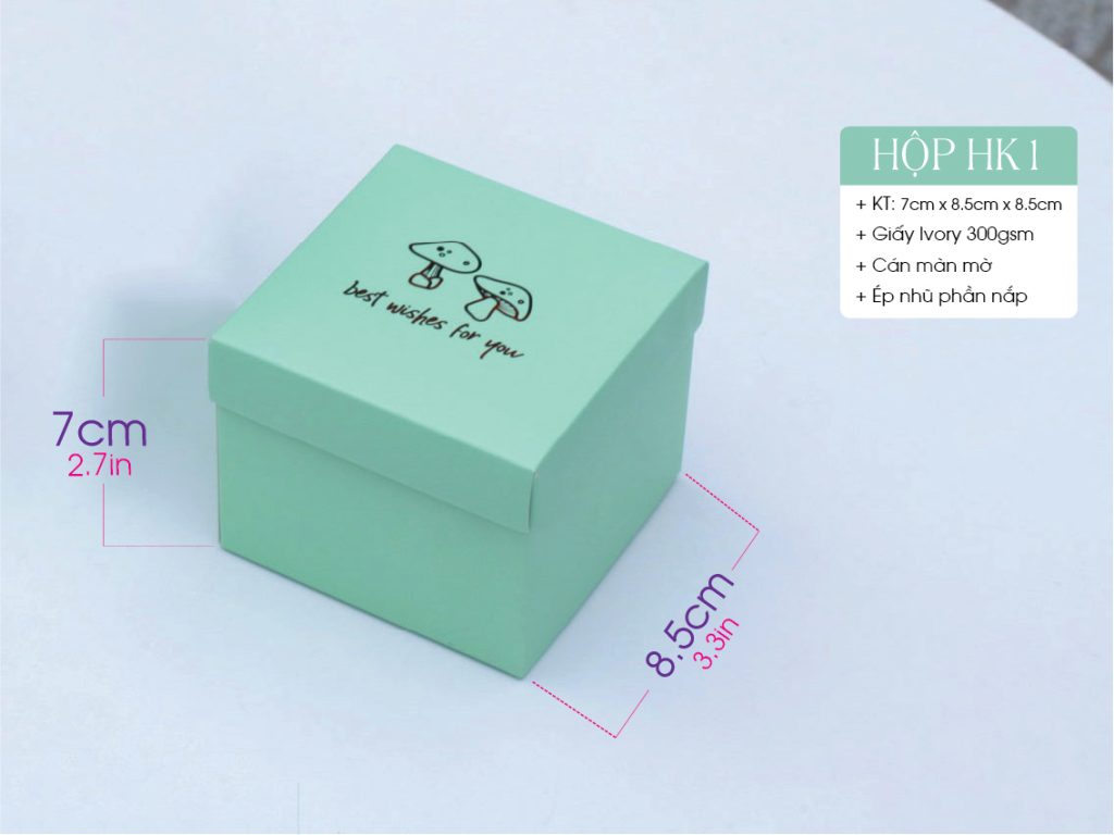 Hộp bánh nắp rời, có thể dùng đựng bánh hoặc quà tặng, đồng hồ...