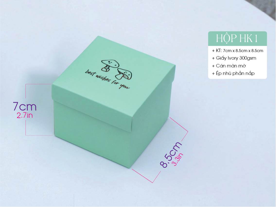 Hộp bánh nắp rời, có thể dùng đựng bánh hoặc quà tặng, đồng hồ...